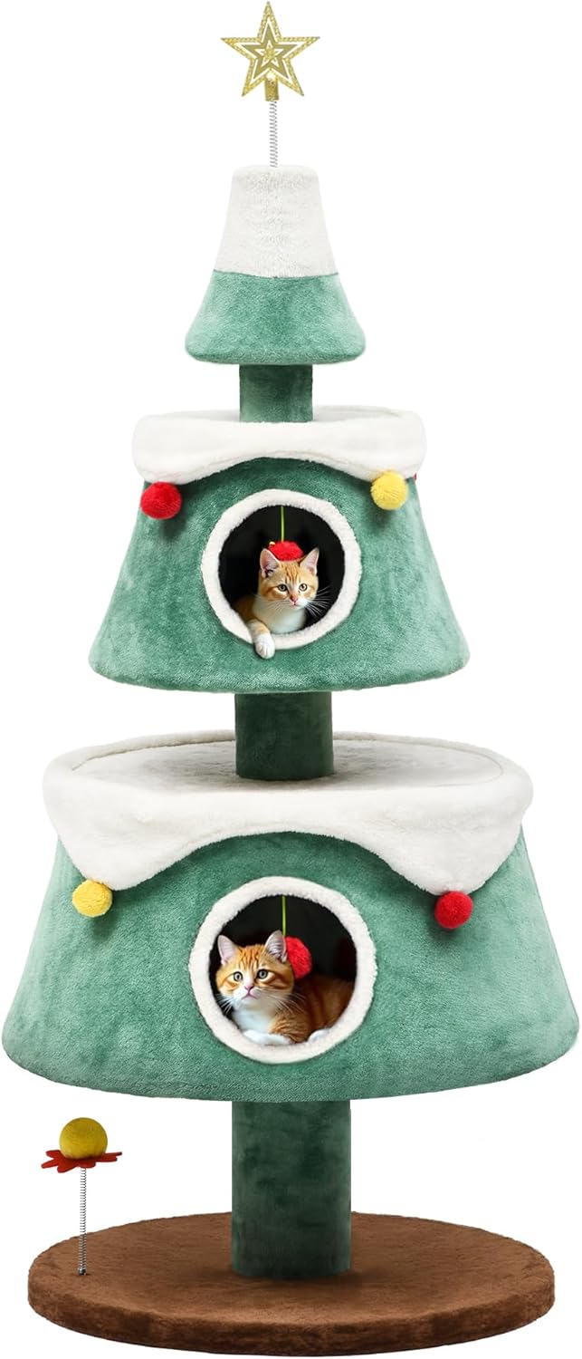 YITAHOME Christmas Cat Tree Furniture