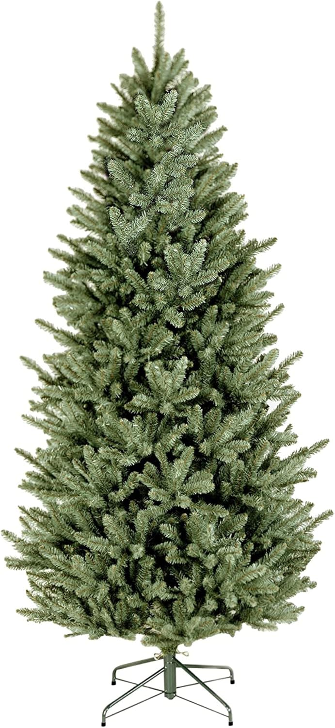 7ft Slim Fraser Fir Artificial Christmas Tree w/ Stand