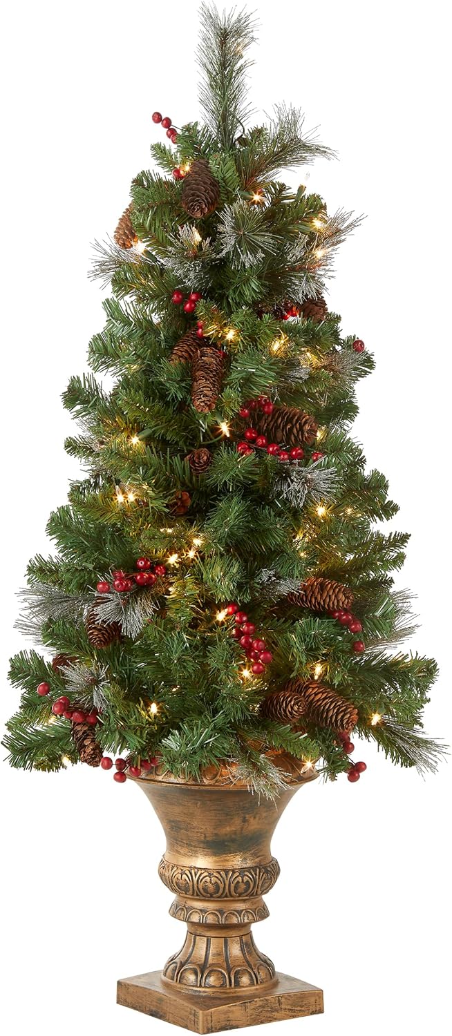 Pre-Lit Crestwood Spruce Artificial Christmas Tree