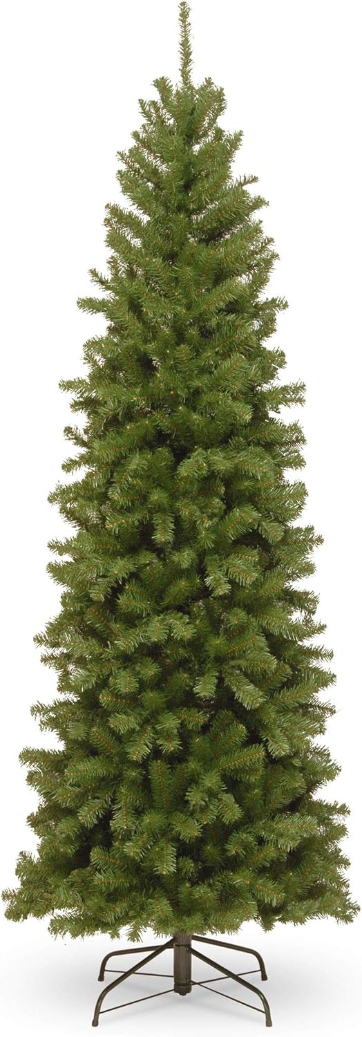 7.5 ft Slim Spruce Artificial Christmas Tree, Unlit