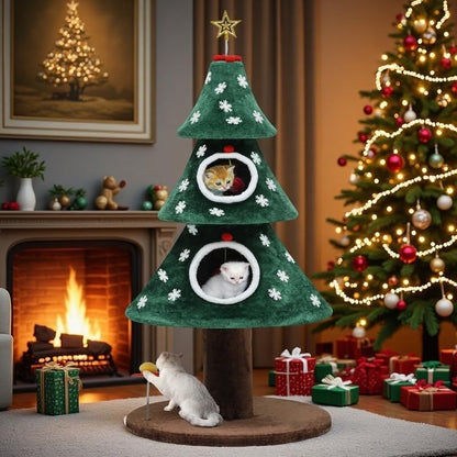 YITAHOME Christmas Cat Tree Furniture