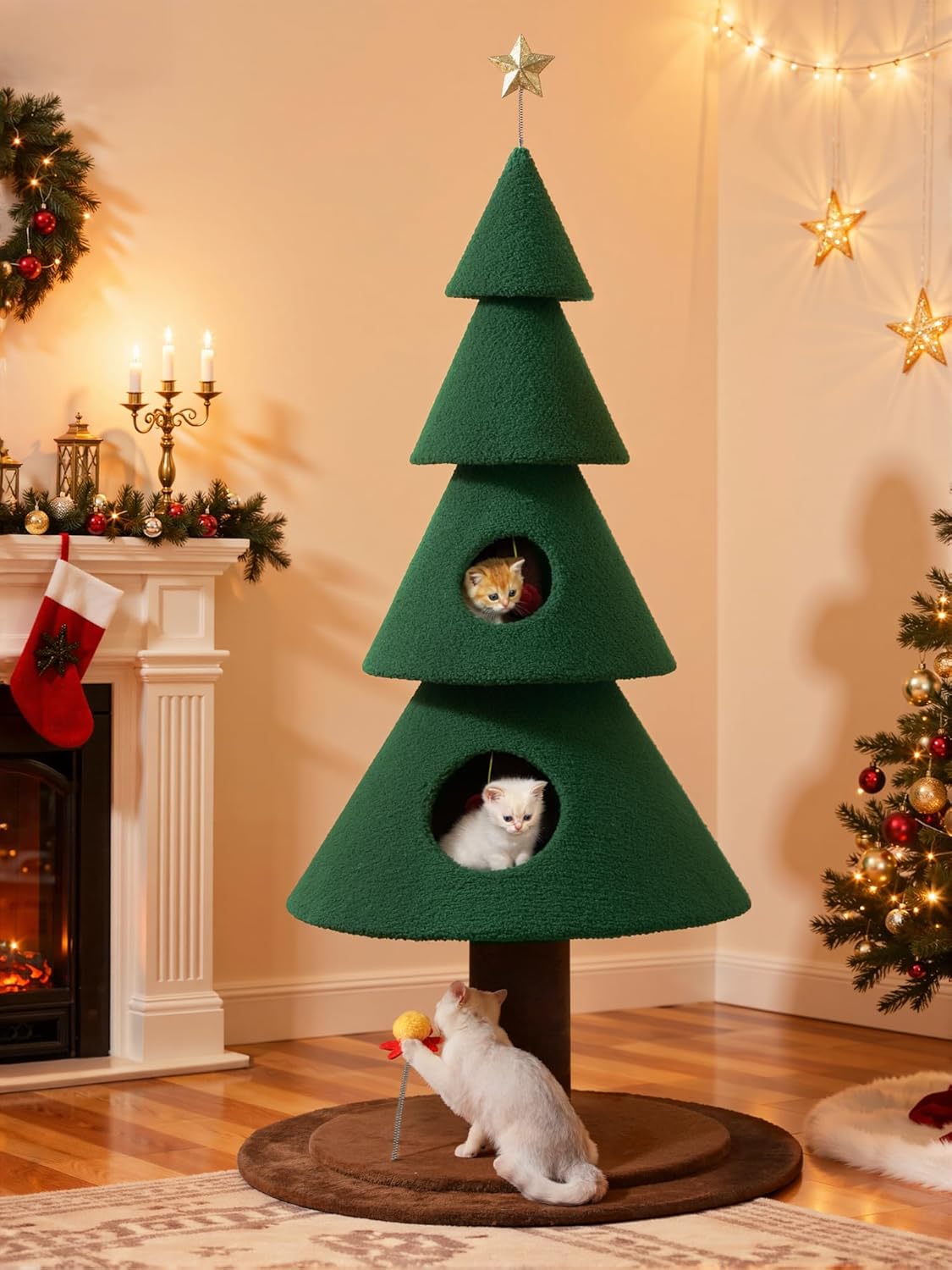 YITAHOME Christmas Cat Tree Furniture