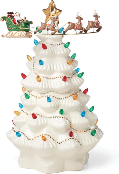 Lenox Light-Up Ceramic Christmas Tree Figurine