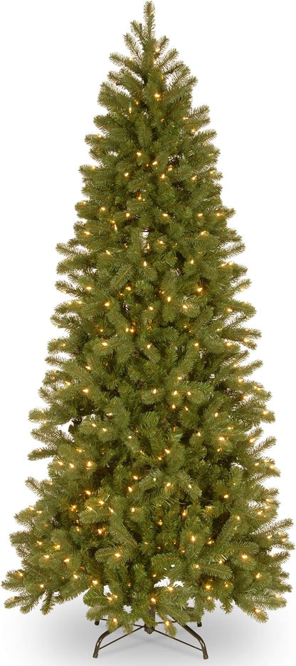 4.5ft Pre-Lit Downswept Douglas Fir Christmas Tree