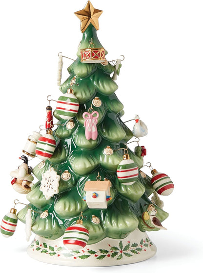 Lenox Light-Up Ceramic Christmas Tree Figurine