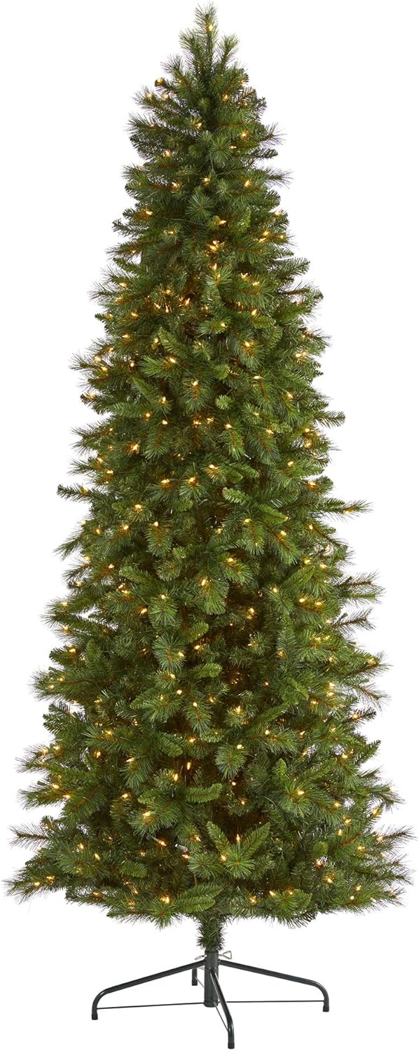 9ft Slim WV Mountain Pine Artificial Tree - 600 Clear Lights