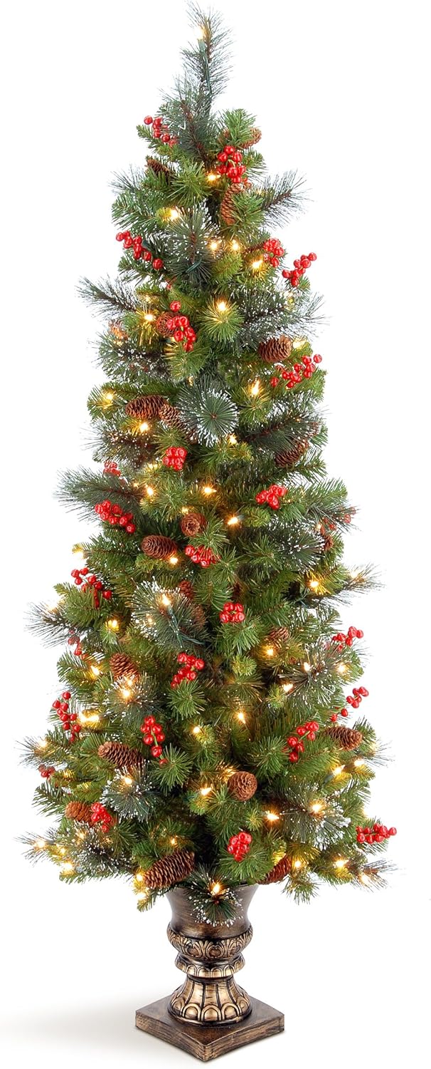 Pre-Lit Crestwood Spruce Artificial Christmas Tree