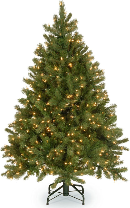 4.5ft Pre-Lit Downswept Douglas Fir Christmas Tree