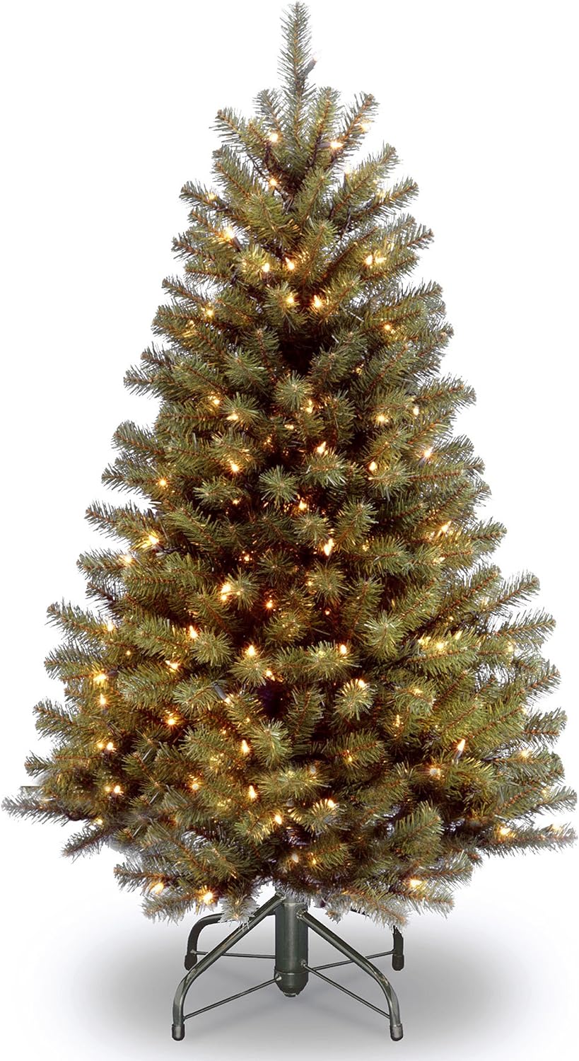 5 ft Pre-Lit Spruce Christmas Tree - 300 Clear Lights