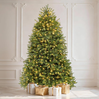 DWVO 6ft Prelit Christmas Tree - 300 Lights, 11 Modes